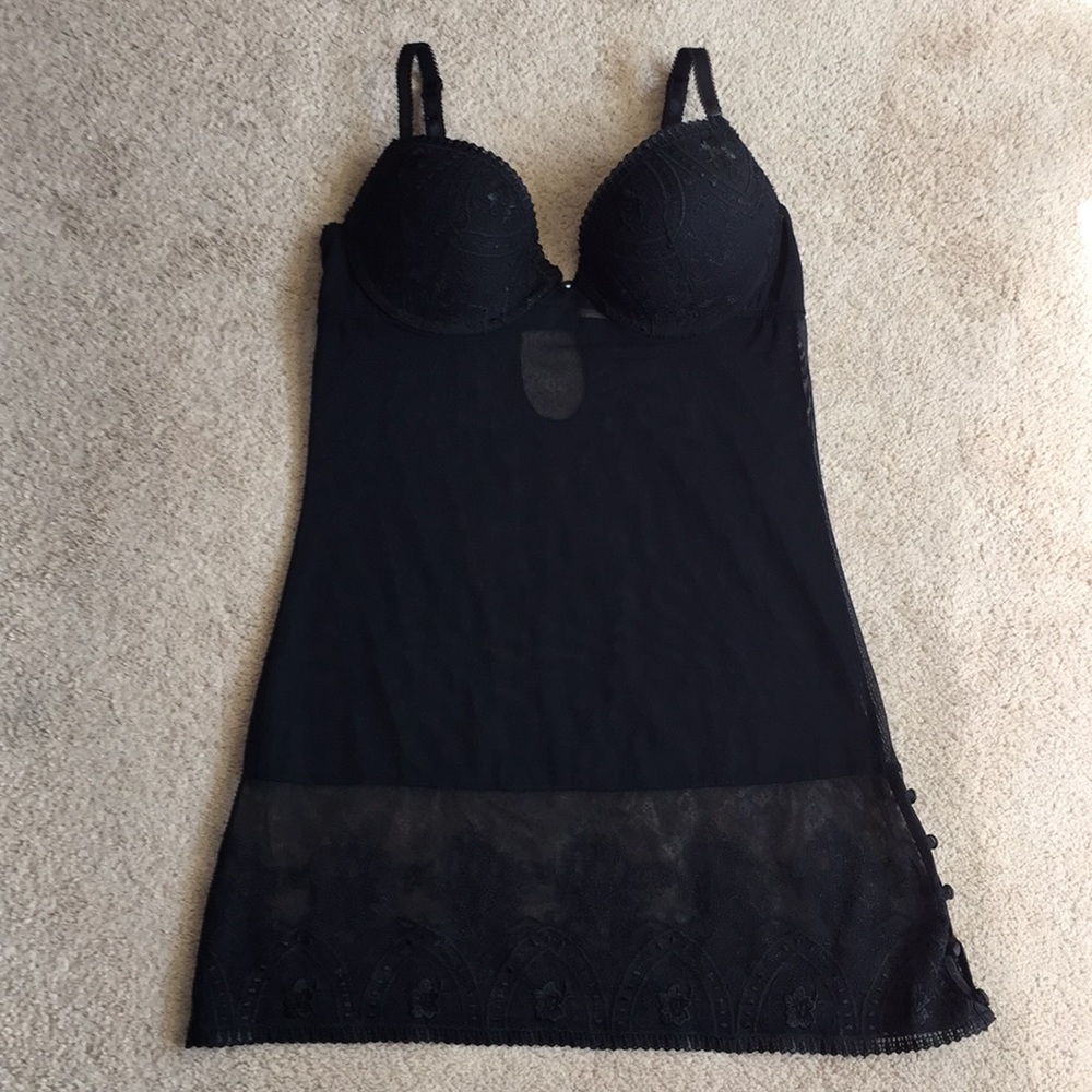 BLUSH black chemise